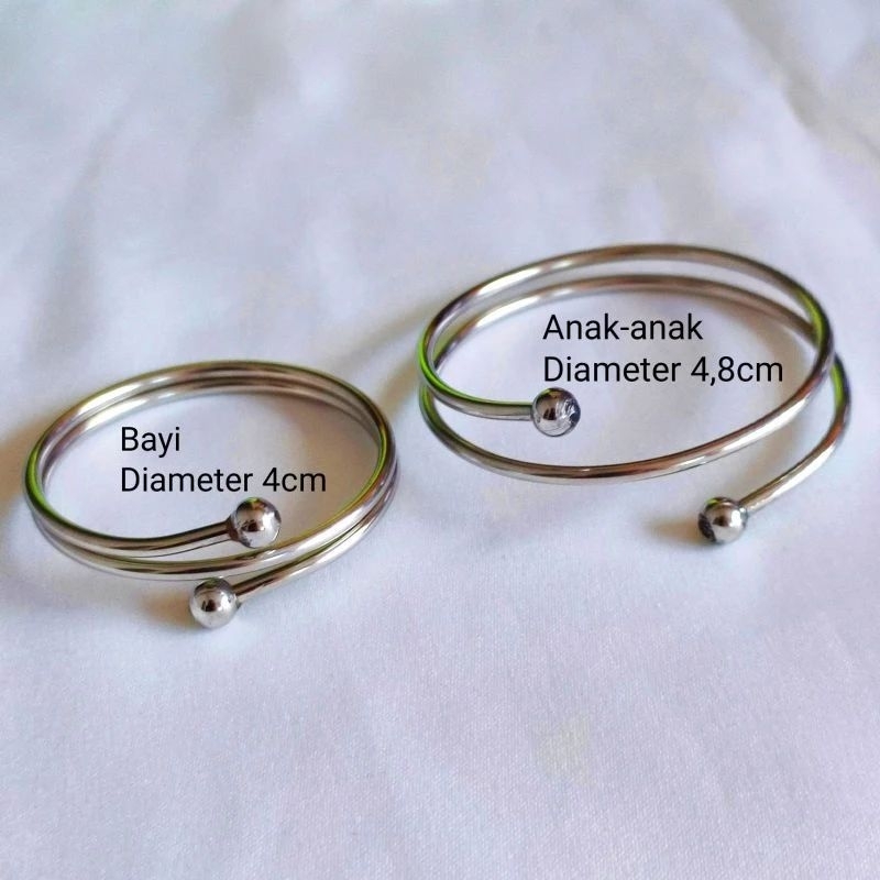 gelang sawan bayi titanium gelang sawan