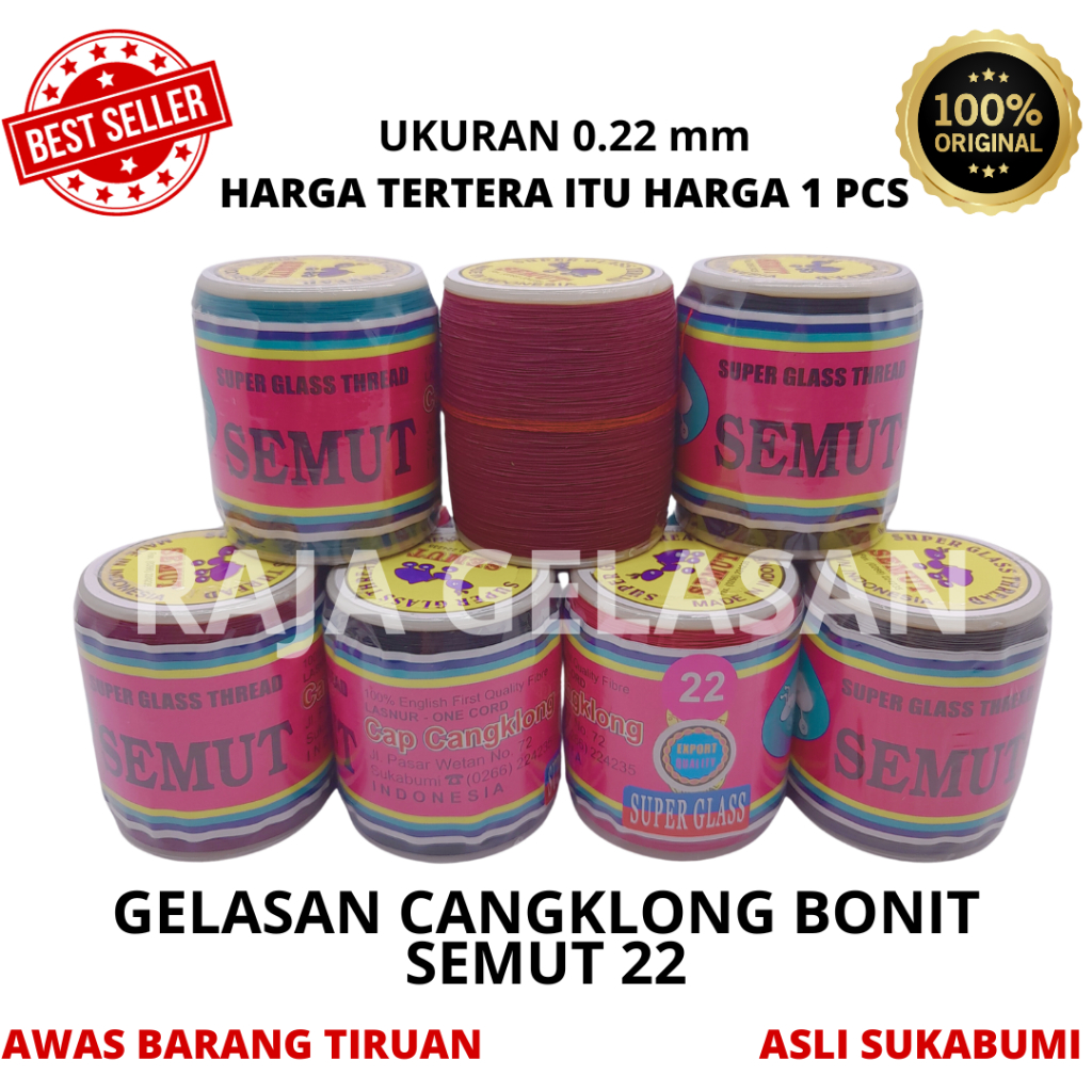 Benang Gelasan Cangklong Semut Bonit 22