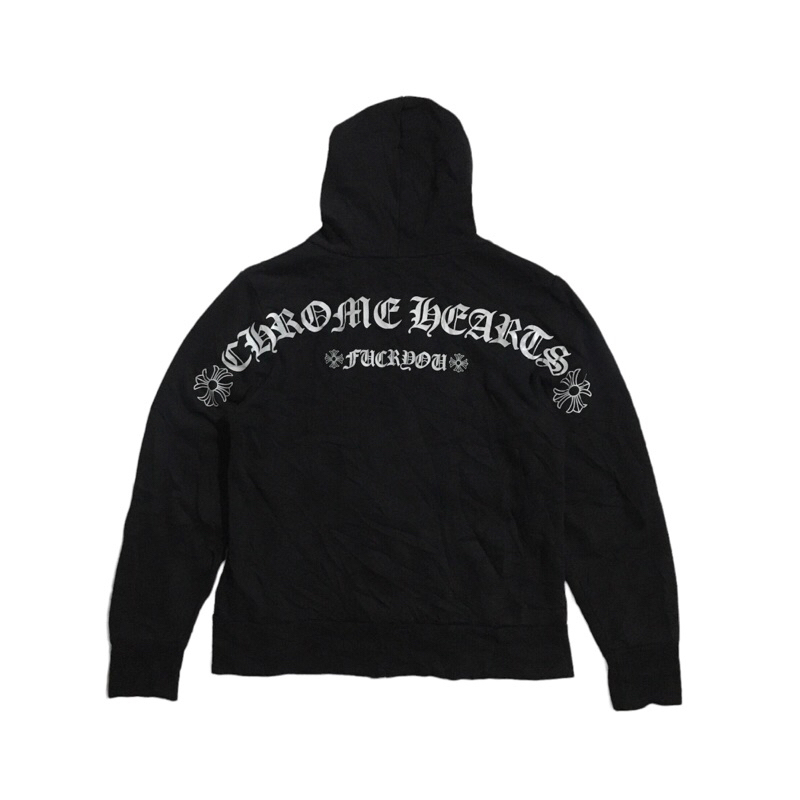 chrome hearts zip hoodie
