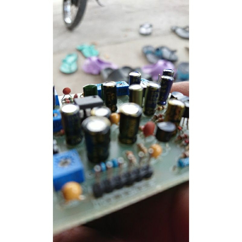 KIT Penguat mic compressor dengan tone control dan output phone