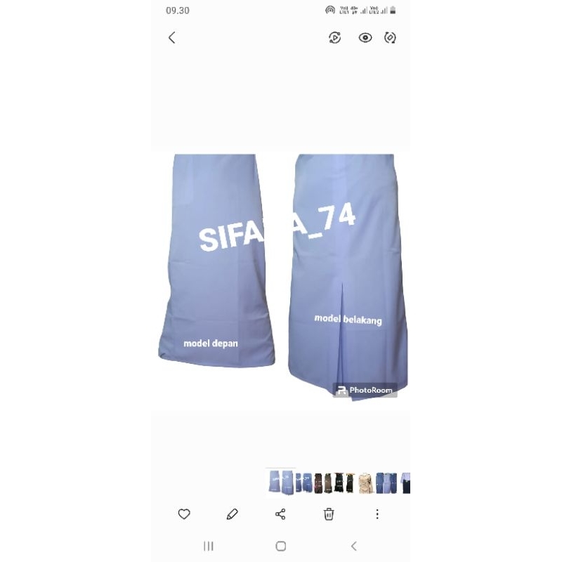 ROK SPAN BELAH BELAKANG ROK SPAN BELAKANG SMP MTS SMK SMA PANJANG