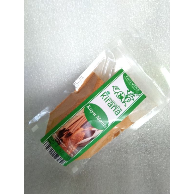 

Kayu Manis Bubuk 50 Gram Pouch Cinnamon - Kirana