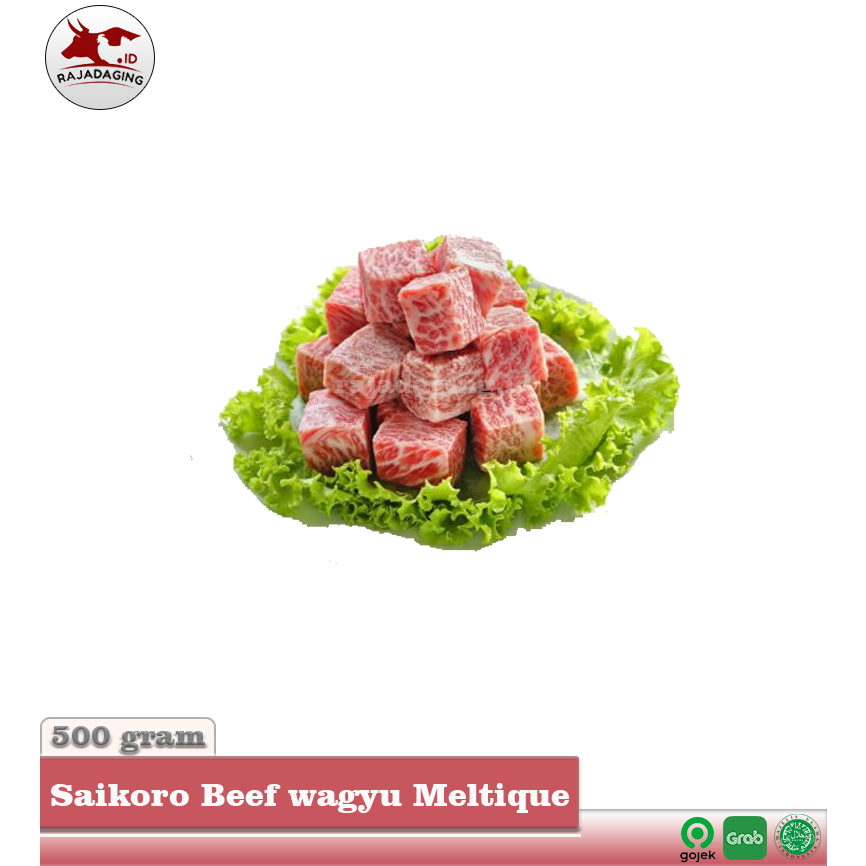 

Saikoro Beef wagyu Meltique | Beef Saikoro Cubes | Daging Saikoro 500 gram