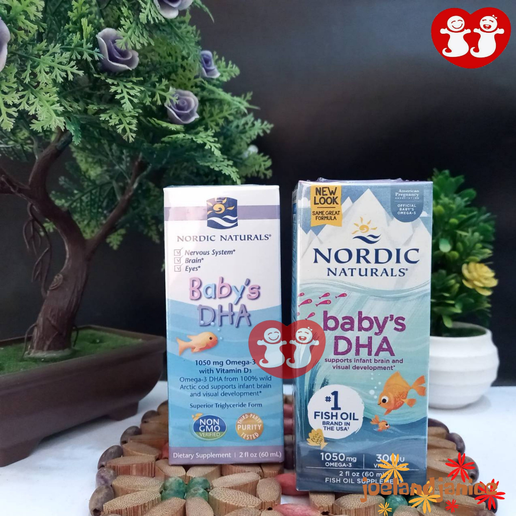 Nordic Baby DHA 60ml / Nordic Naturals Children's DHA 300 mg BPOM - Strawberry, 90 sgls/Vitamin & Su