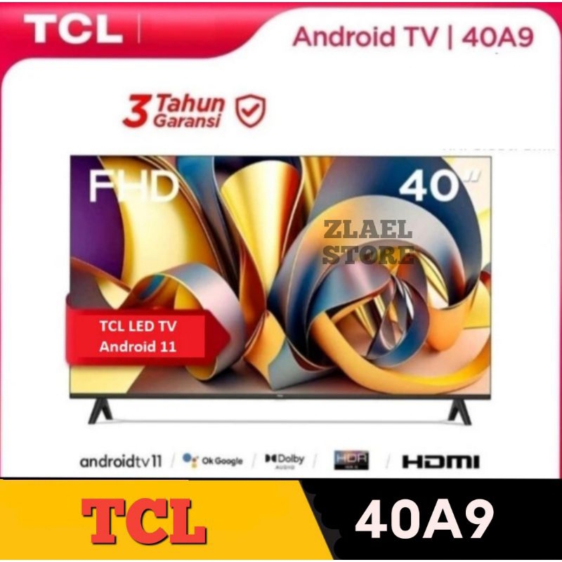 ANDROID TV 40 INCH TCL 40A9 SMART TV 40" DIGITAL TV TCL A9 SERIES 40 INCH ANDROID 11 TV