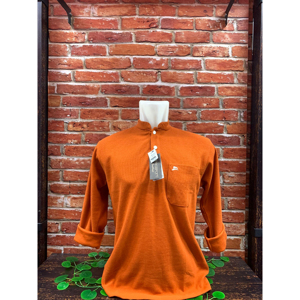 T-SHIRT WANGKI POLOS LENGAN PANJANG BATA MODASPORT