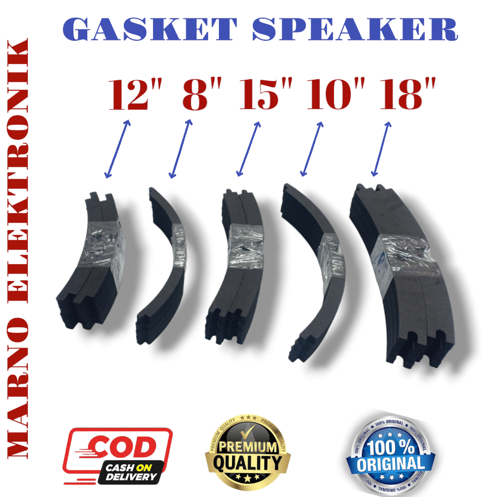 GASKET SPEAKER 8 10 12 15 18 INCH BUSA PINGGIRAN SPEAKER RING SPEAKER