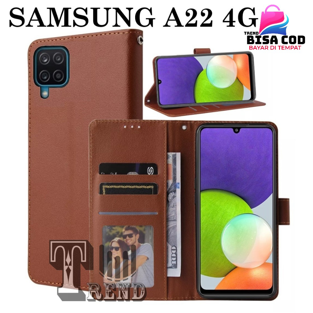 FLIP COVER SAMSUNG A22 4G LEATHER CASE FLIP SAMSUNG A22 4G