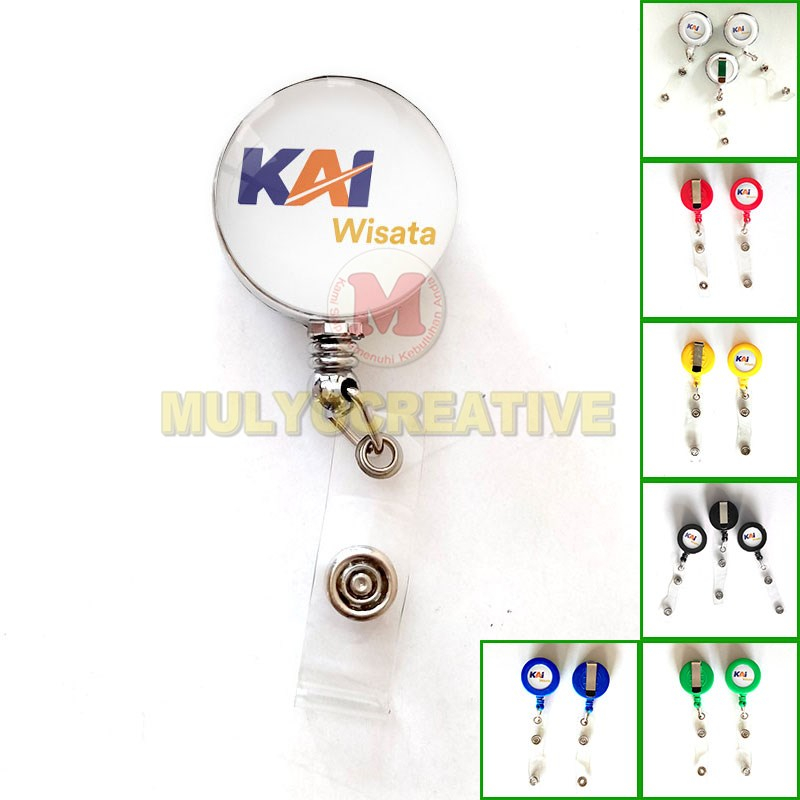 ID Card Yoyo KAI Wisata Gantungan ID Card Holder Logo KAI Wisata