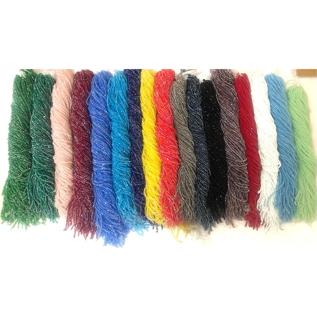 ( 10 String / Renceng ) Manik Kristal Ceko 4mm / Manik Bakpau / Manik Kristal Bakpau Ceko / Manik