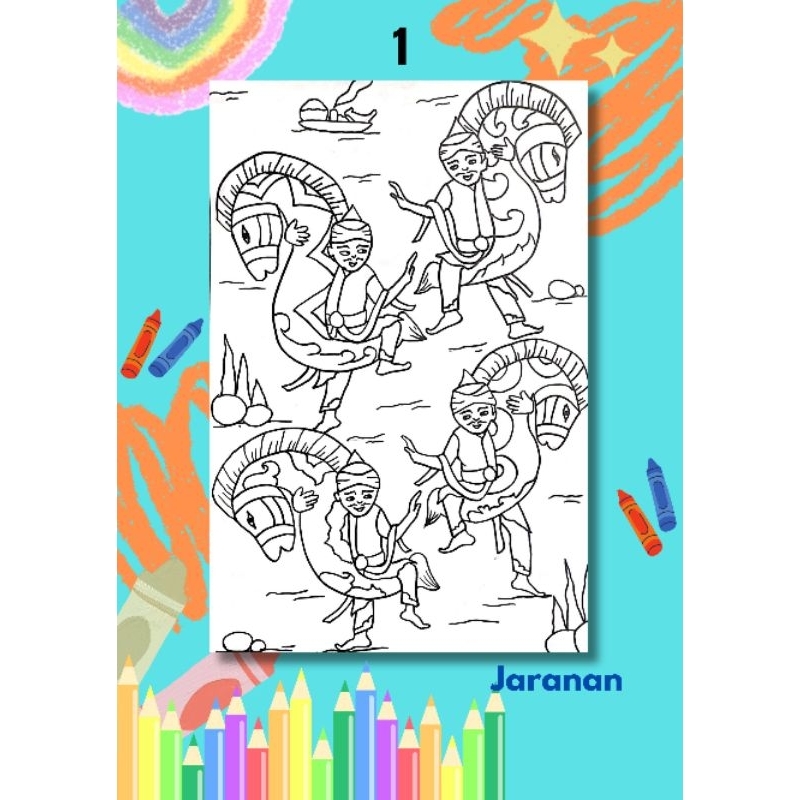 

Gambar Sketsa Mewarnai | Tema "Kebudayaan