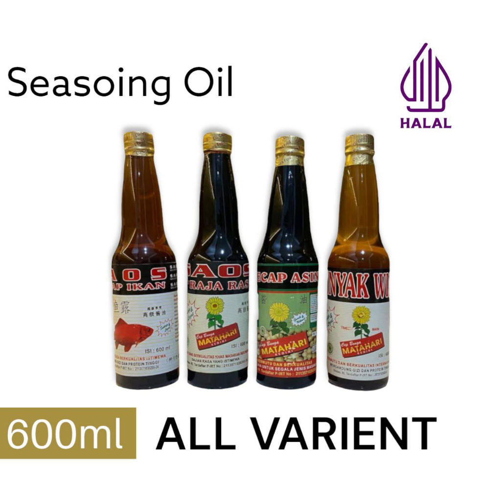 

SAOS RAJA RASA , MINYAK WIJEN , KECAP ASIN , KECAP IKAN (600ML) HALAL