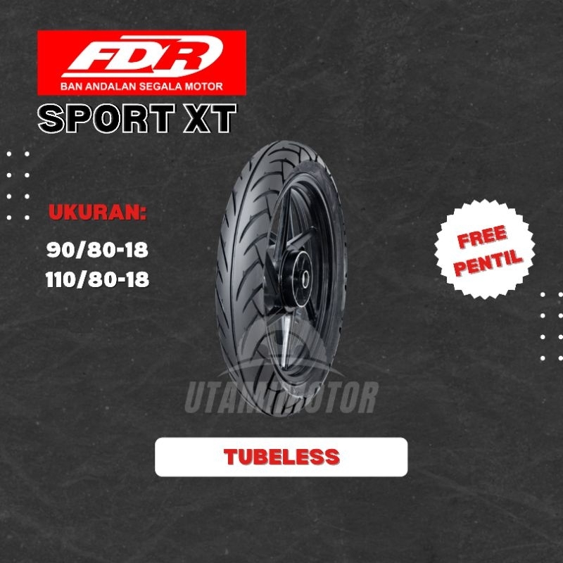 BAN MOTOR FDR SPORT XT RING 18 90/80-18 110/80-18 TUBELESS