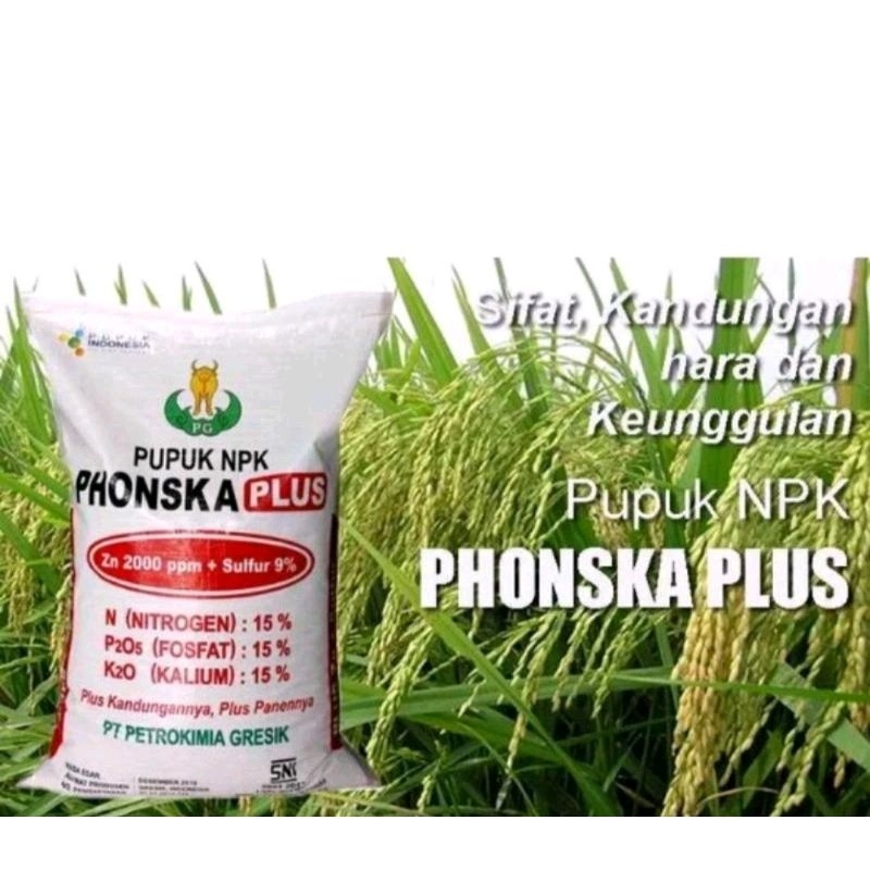PUPUK NPK PHONSKA PLUS 15 15 15 KEMASAN 25KG