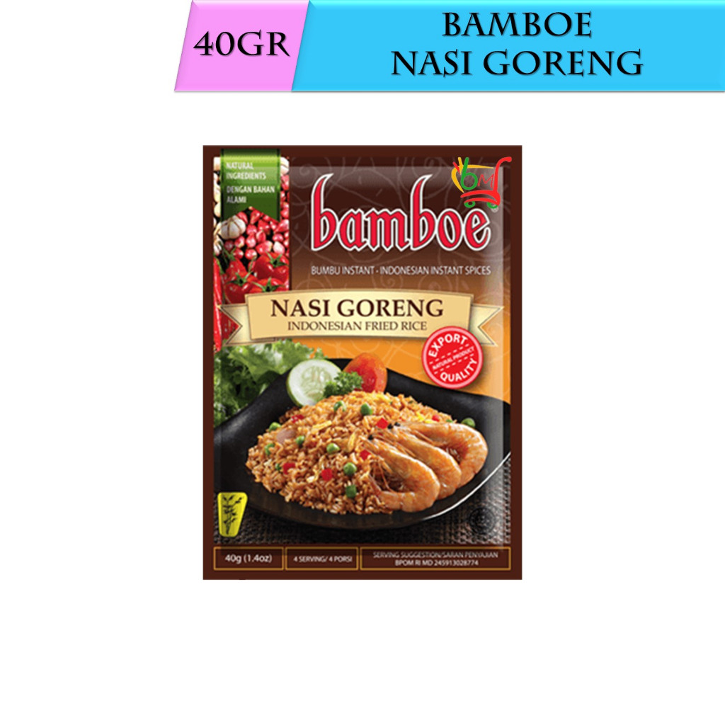 

Bamboe Nasi Goreng Bumbu Masak Instan Khas Indonesia