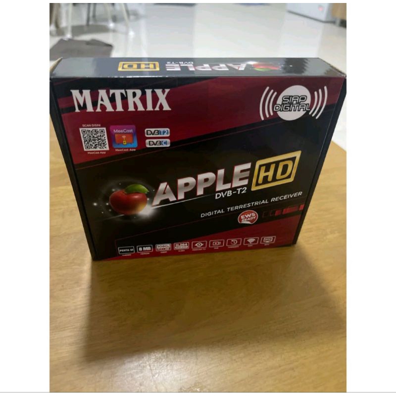 STB Matrix Apple Merah Second + Dongle Wifi