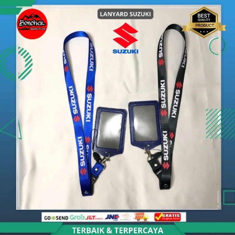 

SUZUKI Lanyard Tali Gantungan Paket Lengkap + Holder