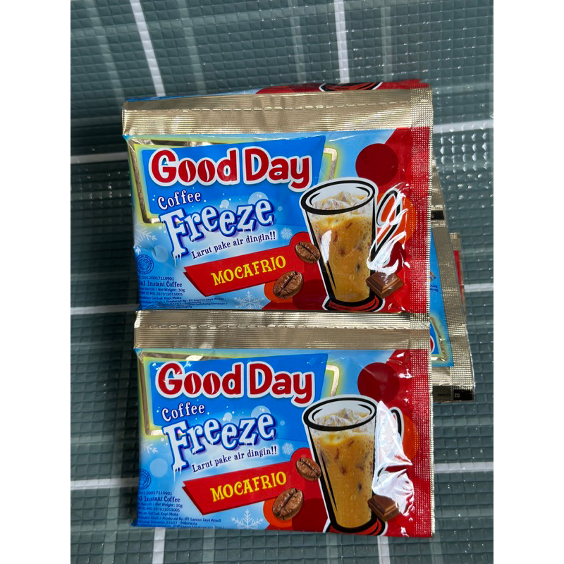 

Good day Freeze Coffee kemasan sachet 30gr (isi 10bks)
