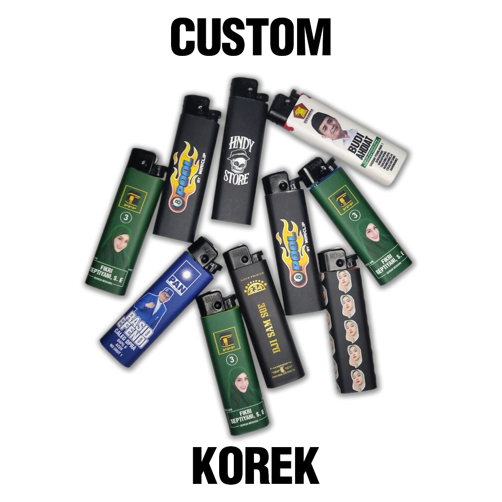 CUSTOM KOREK MIRIP CRICKET/ CETAK STIKER / BRAND / PARTAI / KAMPANYE / SOUVENIR / KADO / COD