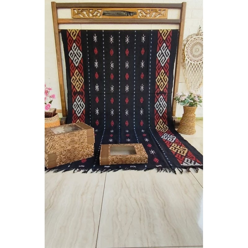 Kain Tenun Ikat Blanket Etnik Motif Lombok Ntb