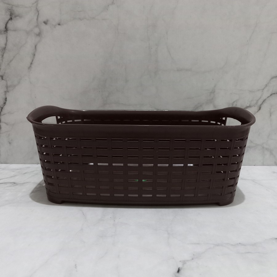 Wadah Tempat Keranjang Make Up Kosmetik Plastik Wadah Bedak Bayi