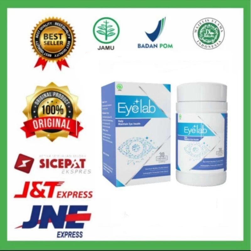 EYELAB Asli Original Obat Herbal Mata Asli Kesehatan Mata Minus Plus 100% Original
