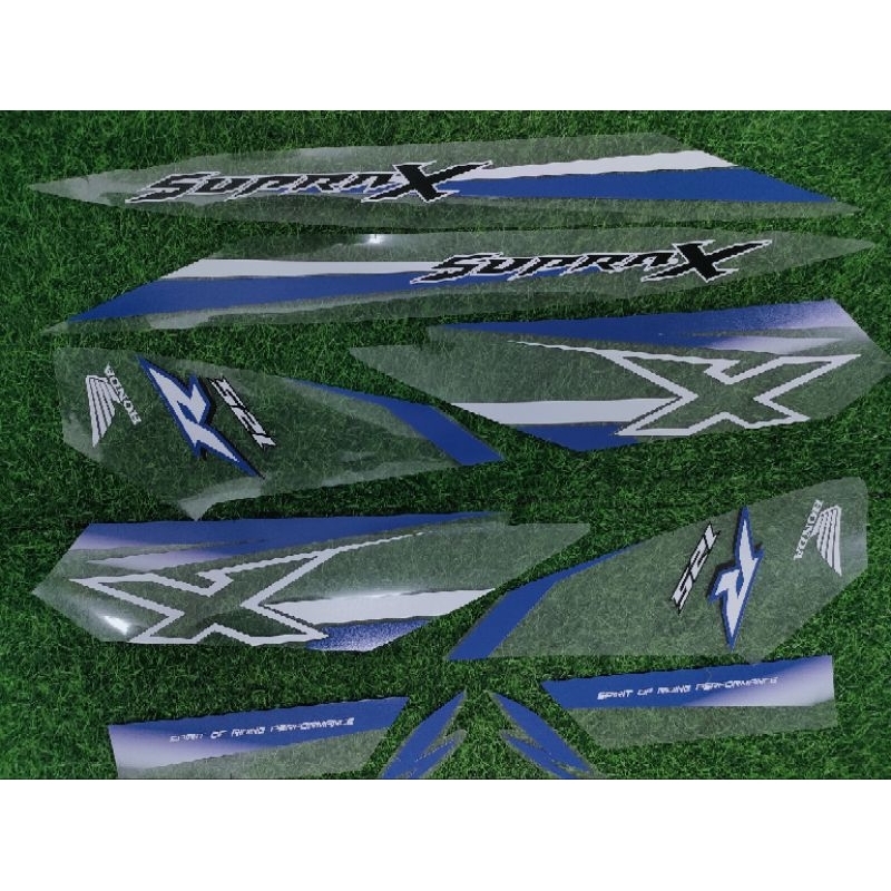 STRIPING STICKER SUPRA X 125 BATMAN VARIASI