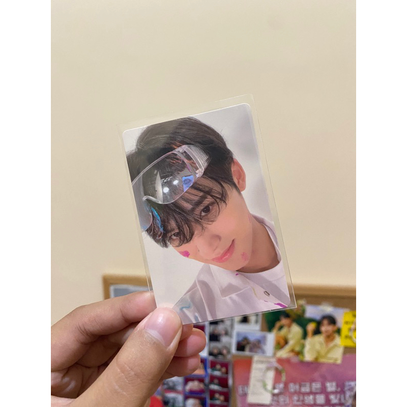 seventeen svt photocard pc mingyu face the sun fts carat version carver cemong