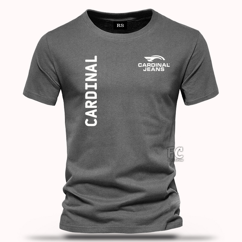 Kaos Original Kaos Branded Kaos Lengan Pendek Cowok-Cewek / Kaos Cardinal Jeans Kiri Kanan Putih Kao