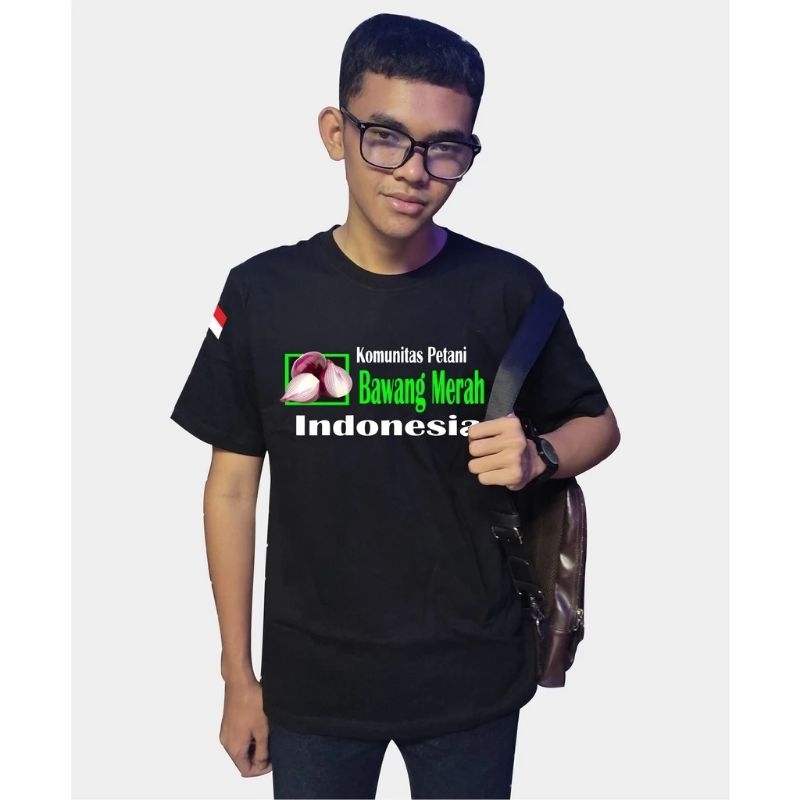 BAJU PETANI BAWANG MERAH INDONESIA KAOS PETANI BAWANG MERAH PRIA DAN WANITA [BAHAN BERKUALITAS]