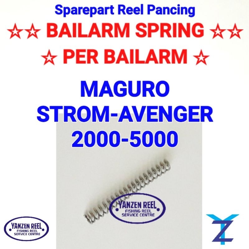 Sparepart reel pancing Per Bailarm MAGURO / Bailarm spring / per buka tutup Reel Pancing MAGURO
