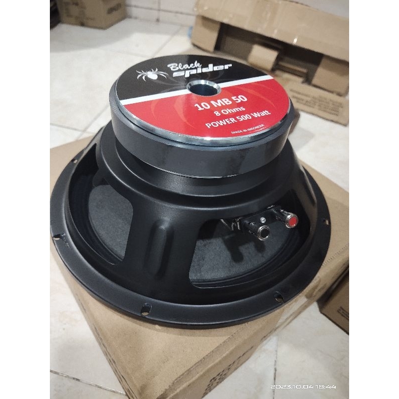 speaker 10 INCH BLACK SPIDER 10MB50 ORIGINAL spiker black spider