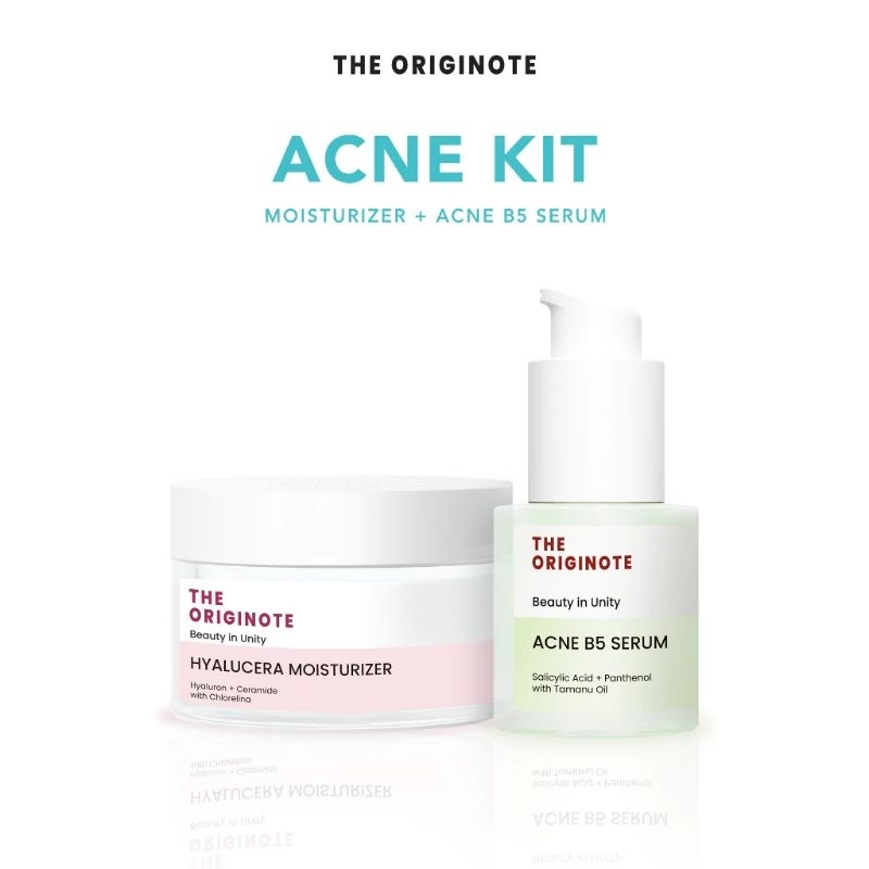 Ready the originote Moisturizer + the originote acne B5 serum/Acne kit/The originote Acne kit