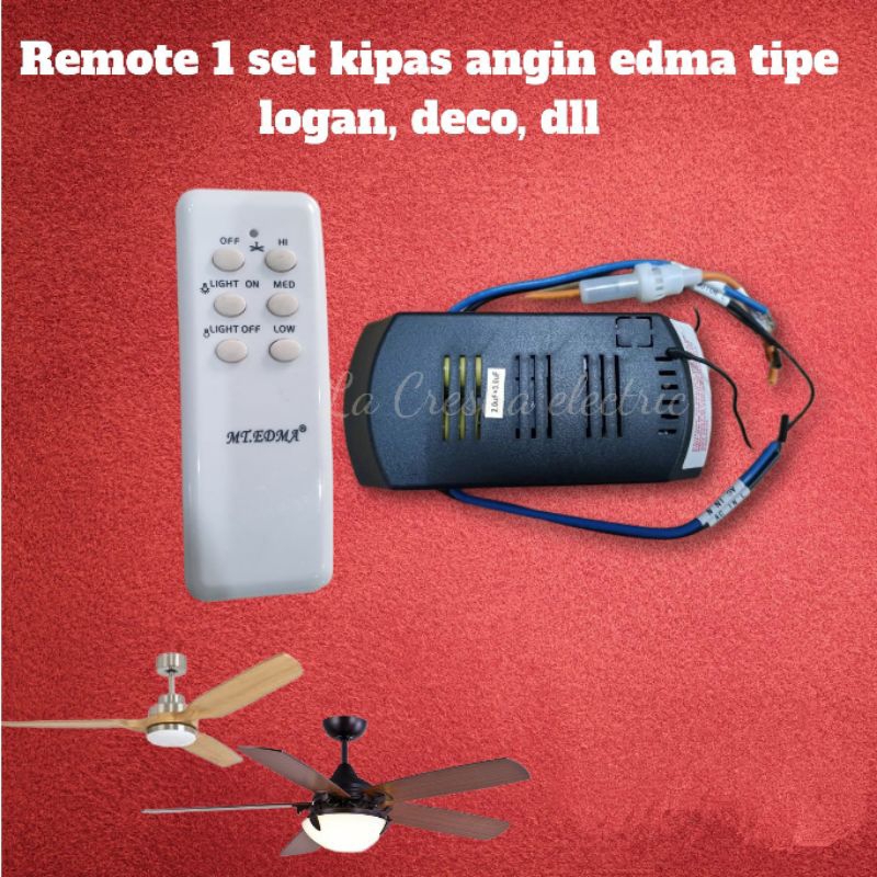 Remote Control 1 set kipas angin MT. Edma