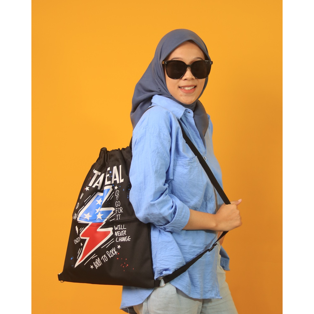 Tas Ransel Serut Anti Air Pria SPNB Stay Real