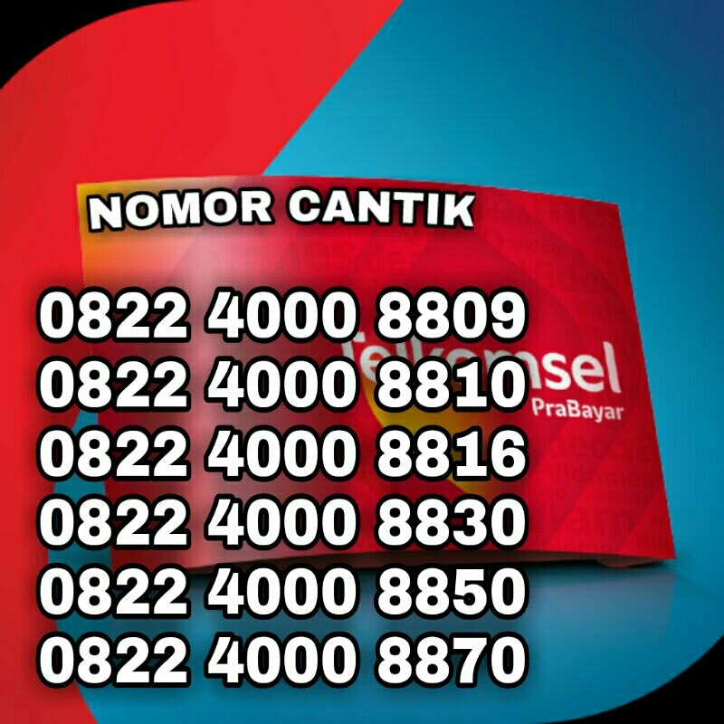 Nomor Cantik Simpati 0812 0813 Kartu Perdana Telkomsel Nomer 929292 080808 808080 88888 99999 22222 