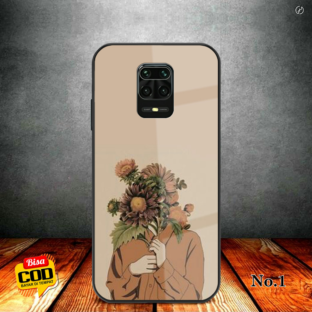 Soft Case Glass Kaca REDMI NOTE 9 PRO Casing Handphone REDMI NOTE 9 PRO [CC35]