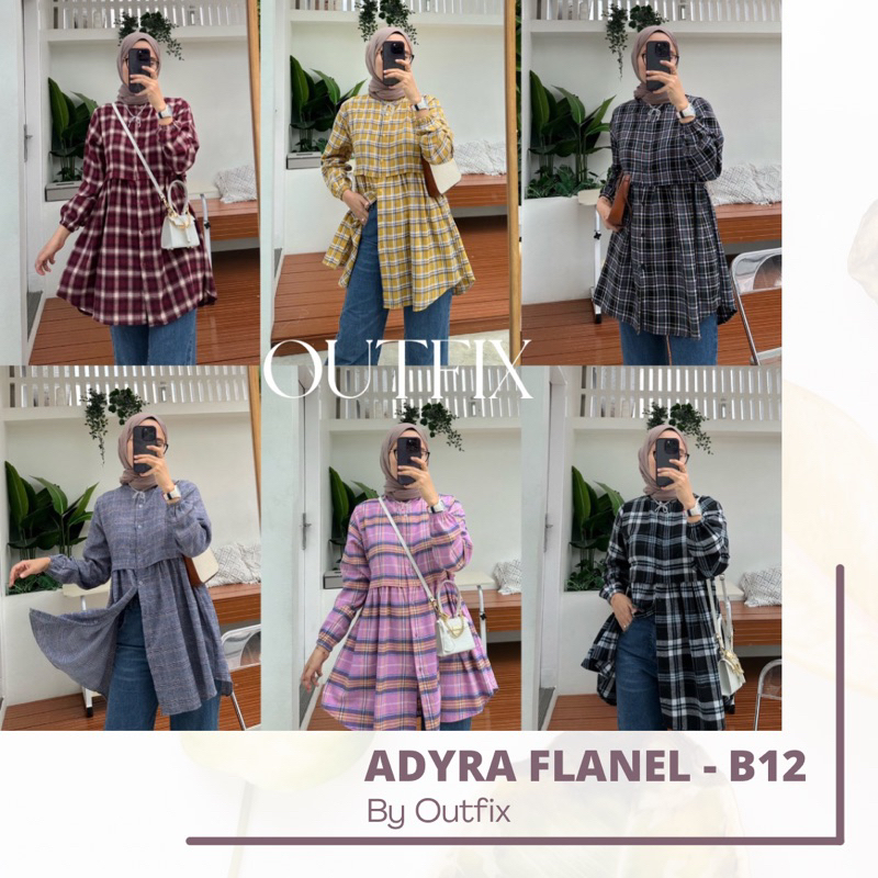 Adyra Flanel Batch 12 by Outfix