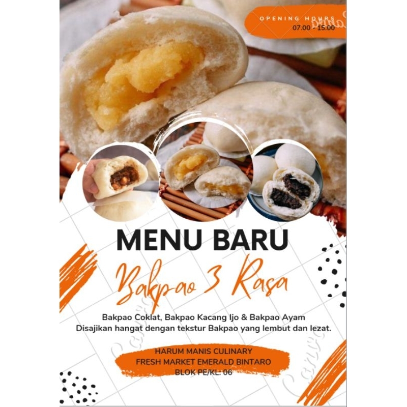 

Bakpao Mini 3 rasa (Kacang Ijo, Coklat, Ayam Bolognese)