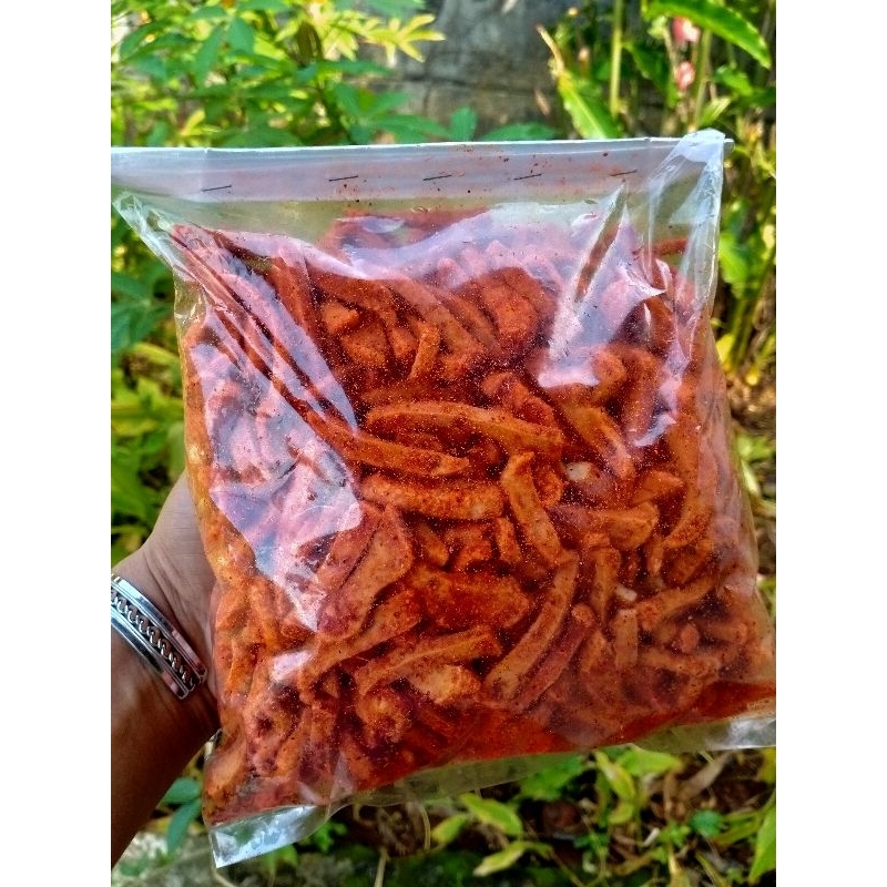 

Basreng Balado Pedas Manis Daun daun jeruk 500 gram