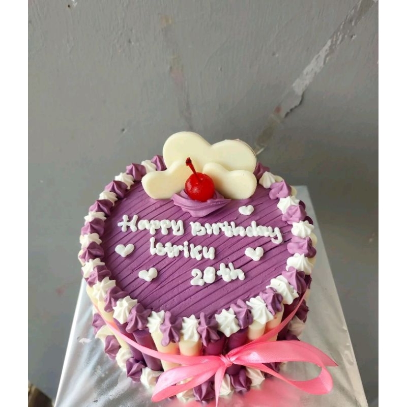 

birthday cake / kue ulang tahun / korean cake / korean birthday cake / bento cake / blackforest