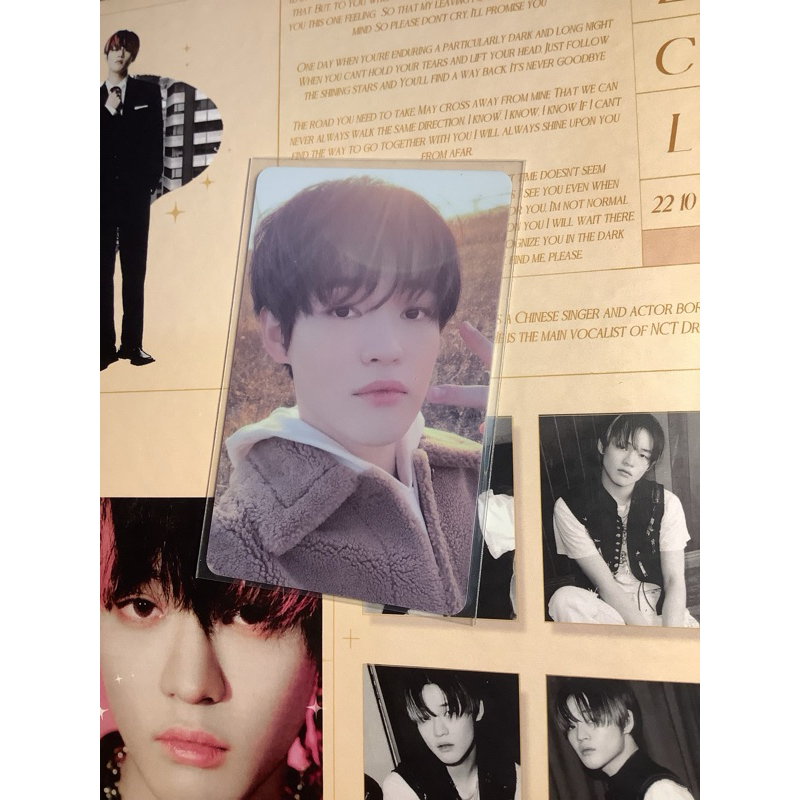 photocard pc nct dream 2021 chenle lucky draw universe