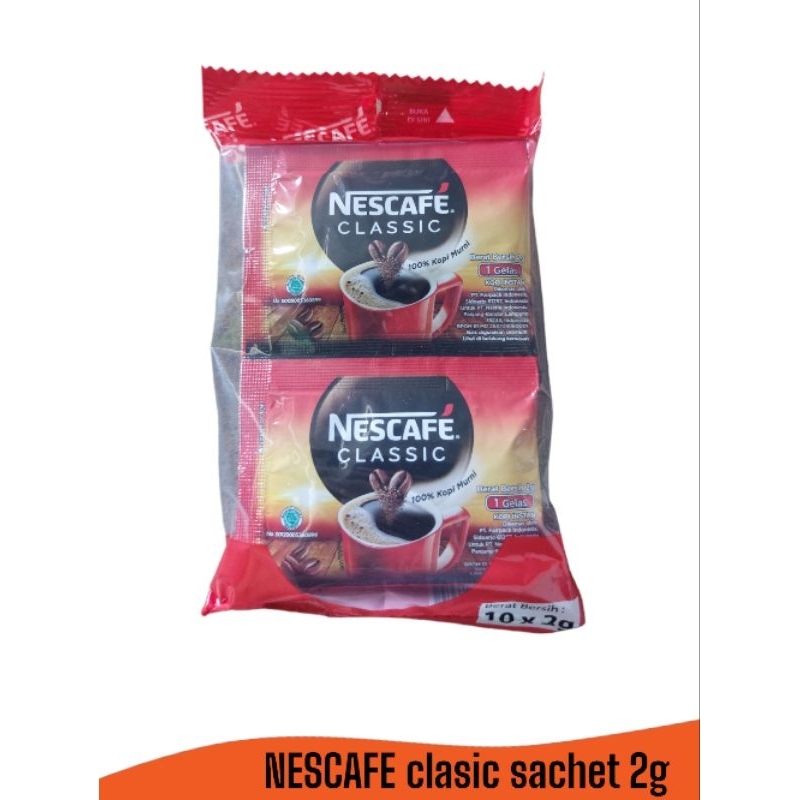 

NESCAFE classic sachet 2g (10x2g) murah