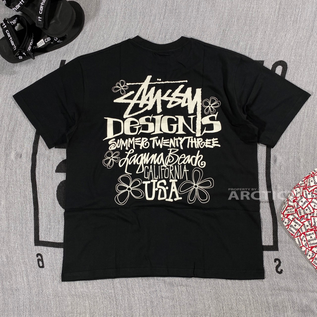 STUSSY SUMMER LB TEE - BLACK | KAOS STUSSY
