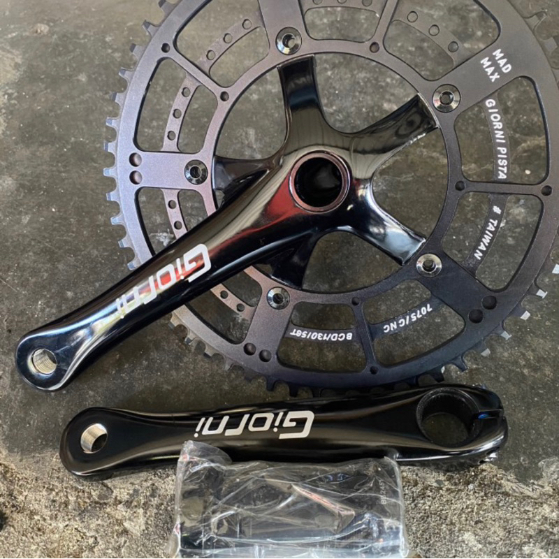 Crankset GIORNI PISTA BCD 130 56T untuk sepeda lipat