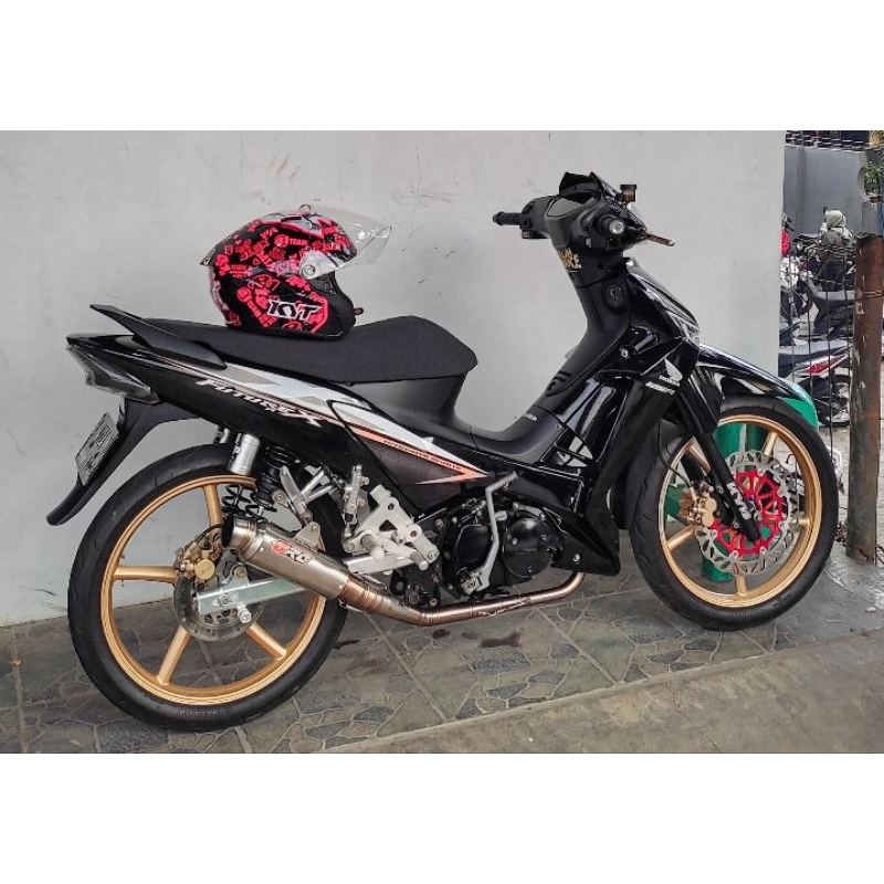 KNALPOT GRC MUFFLER SUPRA X 125 KARISMA KIRANA PNP FOOTSTEP UNDERBONE