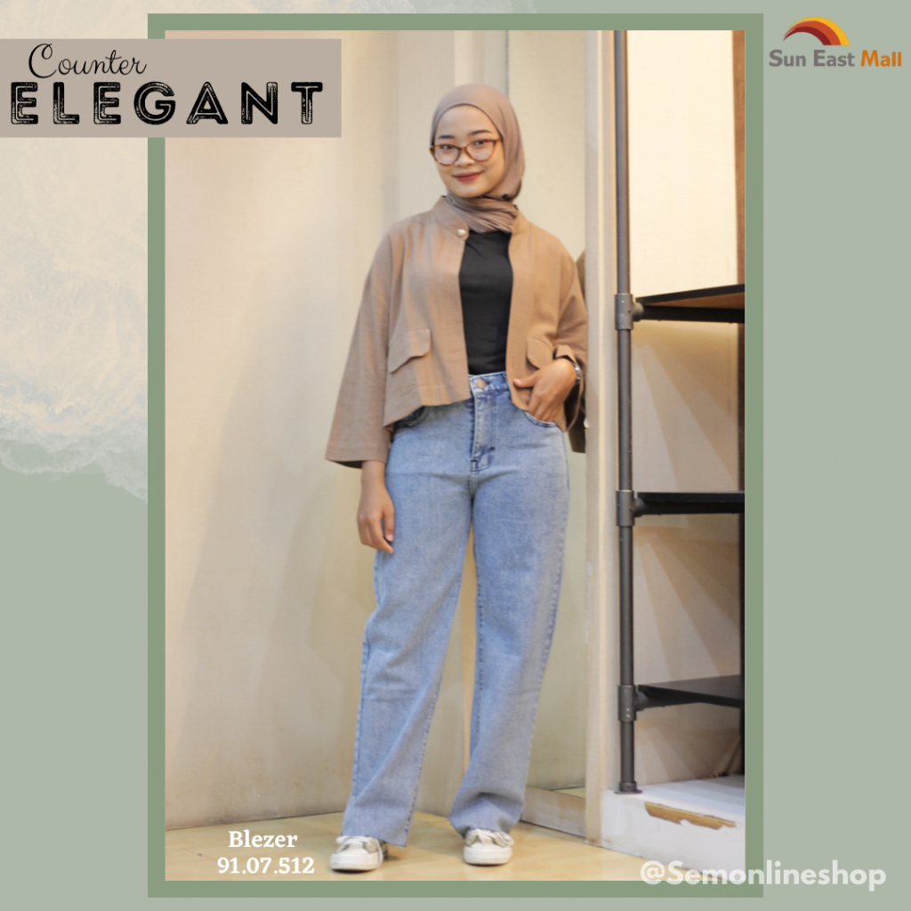 BLAZER CROP LINEN 9107512