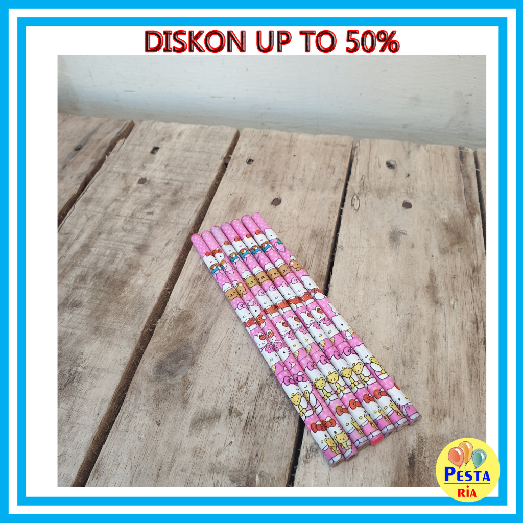 

Murah!! Diskon 50% Pensil Hk, pulpen hk, perlengkapan sekolah, alat tulis anak