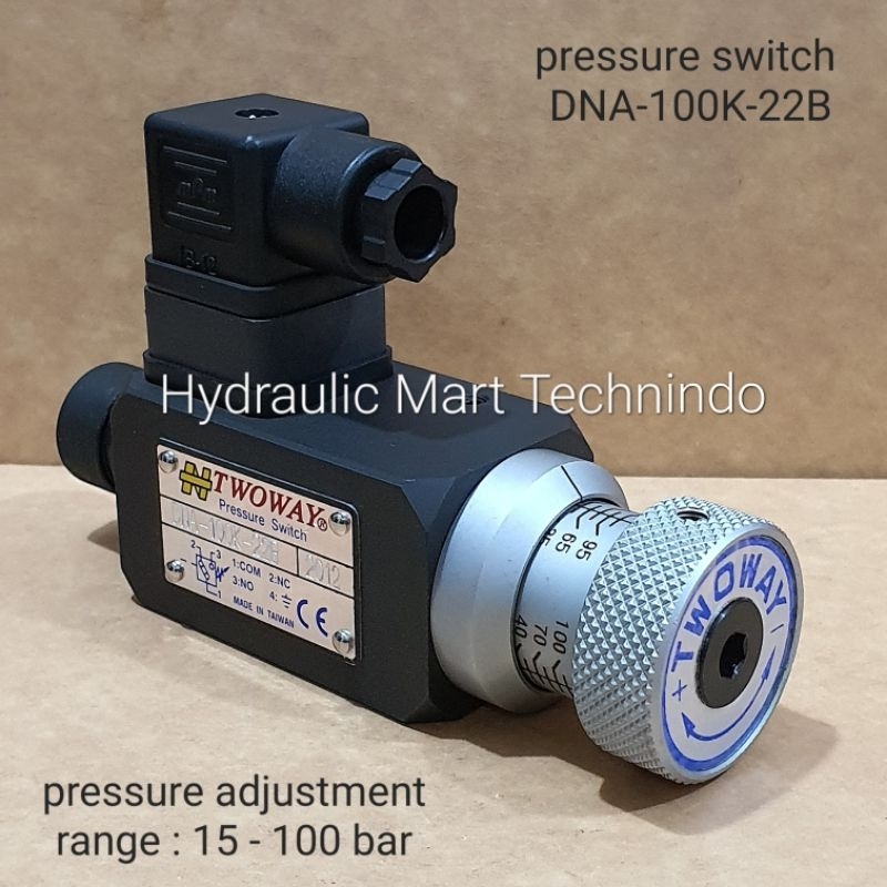 DNA-100K-22B pressure switch PSA-02-C-20 YUKEN replacement - DNA-100K-22B brand TWOWAY made in Taiwa