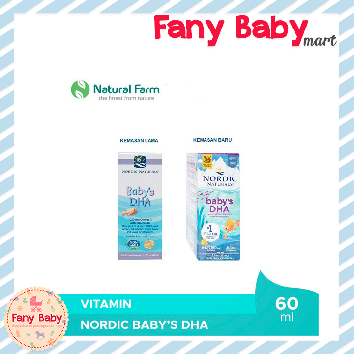 NORDIC NATURALS BABY'S DHA 60ML - 1050 mg OMEGA-3 with VITAMIN D3
